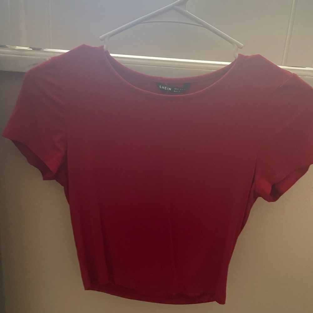 Shien slightly cropped shirt